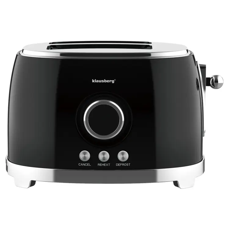 Toster na 2 kromki KLAUSBERG KB-9025 LED 850W rozmrażanie Opiekacz Tosty