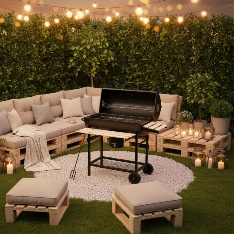 Duży Grill ogrodowy węglowy KLAUSBERG KB-9033 + pokrywa + półki + Popielnik