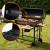 Duży Grill ogrodowy węglowy KLAUSBERG KB-9033 + pokrywa + półki + Popielnik