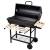 Duży Grill ogrodowy węglowy KLAUSBERG KB-9033 + pokrywa + półki + Popielnik