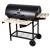 Duży Grill ogrodowy węglowy KLAUSBERG KB-9033 + pokrywa + półki + Popielnik