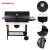 Duży Grill ogrodowy węglowy KLAUSBERG KB-9033 + pokrywa + półki + Popielnik