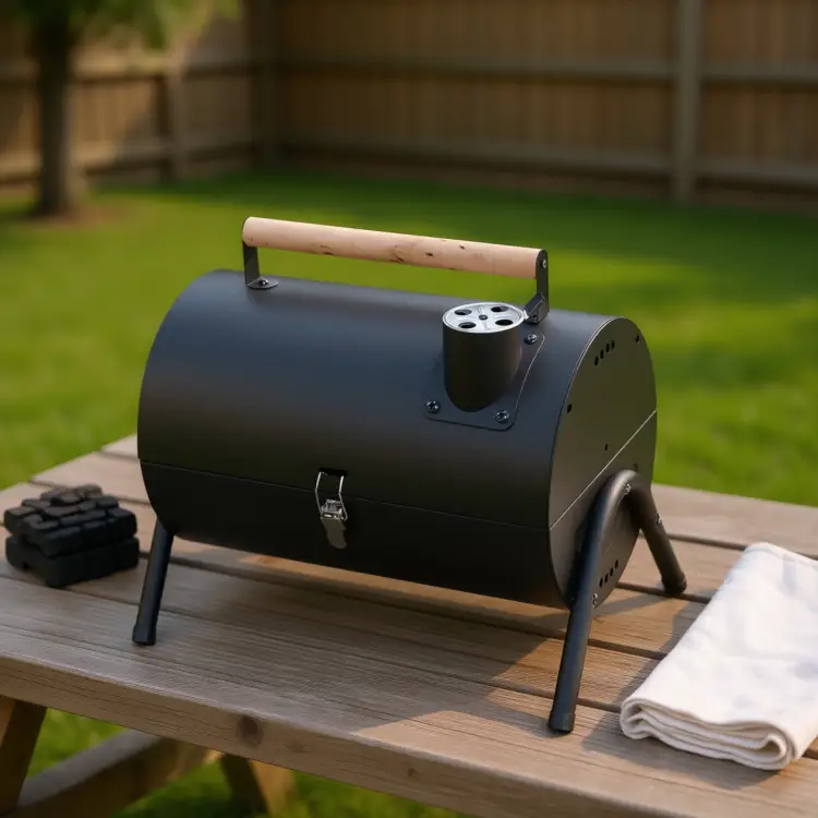 Grill turystyczny węglowy KINGHOFF KH-2032 przenośny BBQ Ogrodowy
