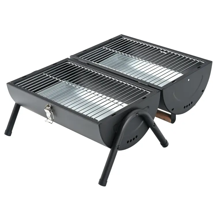 Grill turystyczny węglowy KINGHOFF KH-2032 przenośny BBQ Ogrodowy