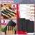 Zestaw 8el Noży Klausberg KB-9037 4 Noże 3 Deski Stojak Kitchen Set Komplet