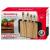Zestaw 8el Noży Klausberg KB-9037 4 Noże 3 Deski Stojak Kitchen Set Komplet