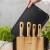 Zestaw 8el Noży Klausberg KB-9037 4 Noże 3 Deski Stojak Kitchen Set Komplet