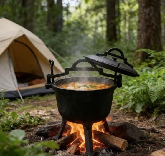 KOCIOŁEK ŻELIWNY 11 L GARNEK Myśliwski Węgierski na Pieczonki OGNISKO GRILL