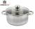 Garnek 0,5L 12 cm KINGHOFF KH-4325 z Pokrywką Indukcja Gaz Stal