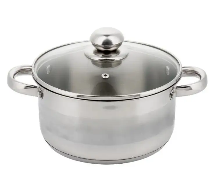 Garnek 1L 14 cm KINGHOFF KH-4326 z Pokrywką Indukcja Gaz Stal
