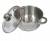 Garnek 1L 14 cm KINGHOFF KH-4326 z Pokrywką Indukcja Gaz Stal