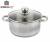 Garnek 1L 14 cm KINGHOFF KH-4326 z Pokrywką Indukcja Gaz Stal