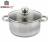 Garnek 2L 18 cm KINGHOFF KH-4328 z Pokrywką Indukcja Gaz Stal