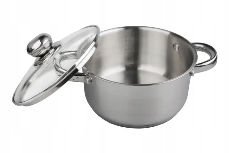 Garnek 2L 18 cm KINGHOFF KH-4328 z Pokrywką Indukcja Gaz Stal