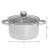 Garnek 3L 20 cm KINGHOFF KH-4329 z Pokrywką Indukcja Gaz Stal