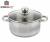 Garnek 4L 22 cm KINGHOFF KH-4330 z Pokrywką Indukcja Gaz Stal