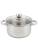 Garnek 4L 22 cm KINGHOFF KH-4330 z Pokrywką Indukcja Gaz Stal