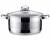 Garnek 6L 24 cm KINGHOFF KH-4331 z Pokrywką Indukcja Gaz Stal
