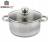 Garnek 6L 24 cm KINGHOFF KH-4331 z Pokrywką Indukcja Gaz Stal