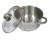 Garnek 6L 24 cm KINGHOFF KH-4331 z Pokrywką Indukcja Gaz Stal