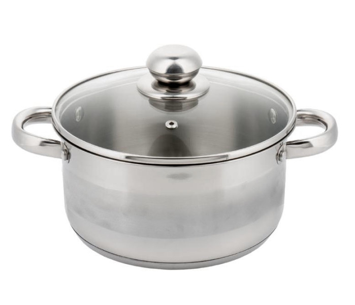 Garnek 6L 24 cm KINGHOFF KH-4331 z Pokrywką Indukcja Gaz Stal