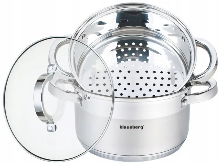 Garnek do Gotowania na Parze 2,5L 18 cm KLAUSBERG KB-7135 Indukcja