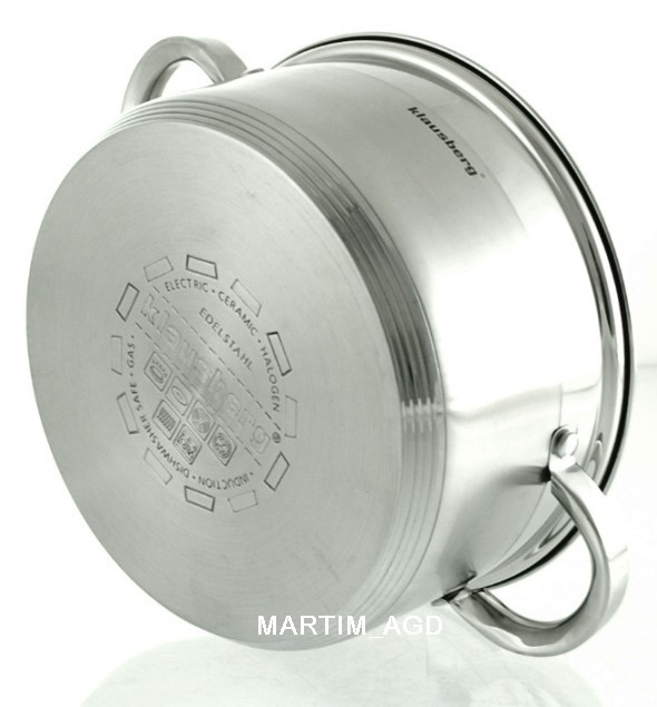 Garnek do Gotowania na Parze 4L 22 cm KLAUSBERG KB-7141 Indukcja Gaz