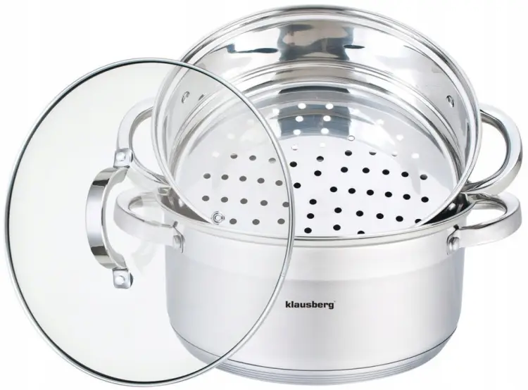 Garnek do Gotowania na Parze 5L 24 cm KLAUSBERG KB-7144 Indukcja Gaz