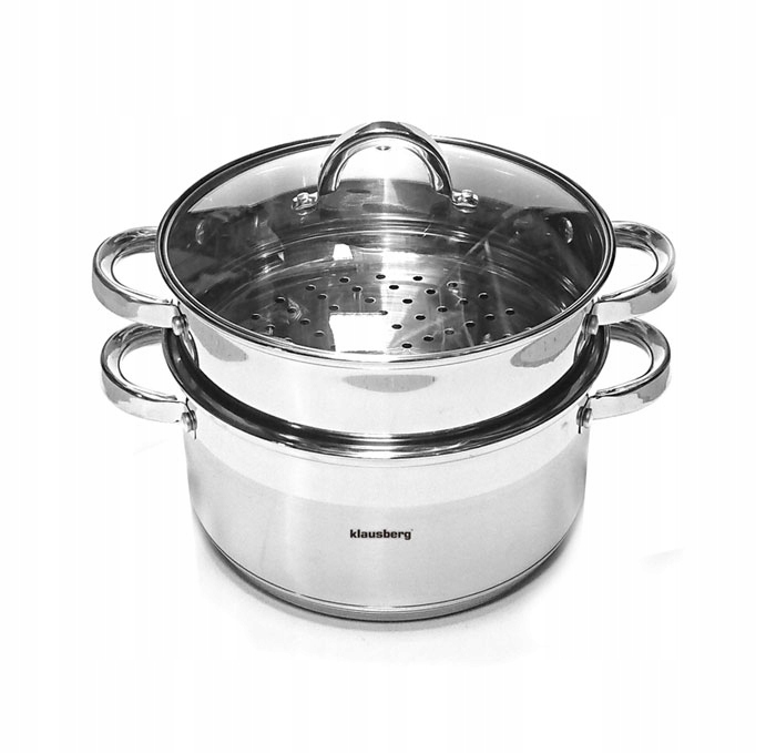 Garnek do Gotowania na Parze 5L 24 cm KLAUSBERG KB-7144 Indukcja Gaz