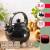 Czajnik Emaliowany KINGHOFF 2L Indukcja Gaz Gwizdek Czarny KH-2039