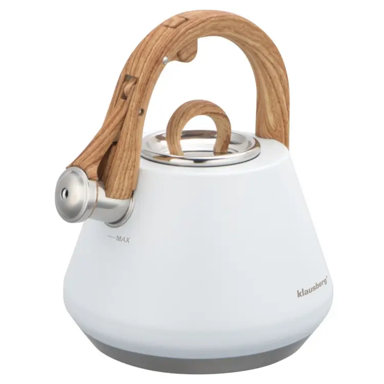 Czajnik z Gwizdkiem KLAUSBERG KB-9061 2,5L Biały Indukcja Gaz