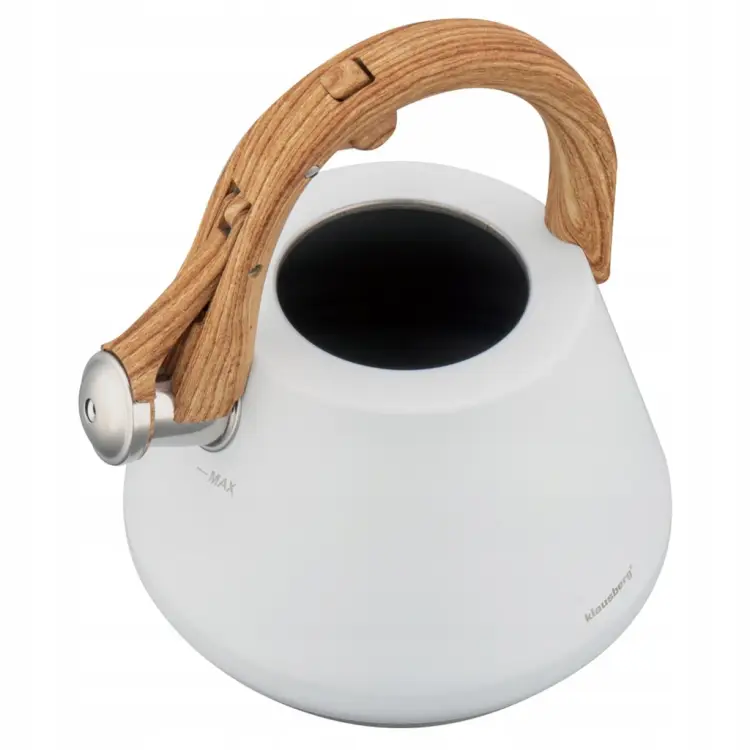 Czajnik z Gwizdkiem KLAUSBERG KB-9061 2,5L Biały Indukcja Gaz