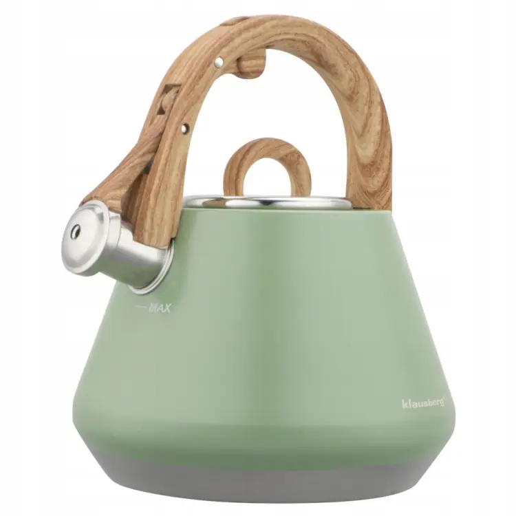 Czajnik z Gwizdkiem KLAUSBERG KB-9062 2,5L Zielony Indukcja Gaz