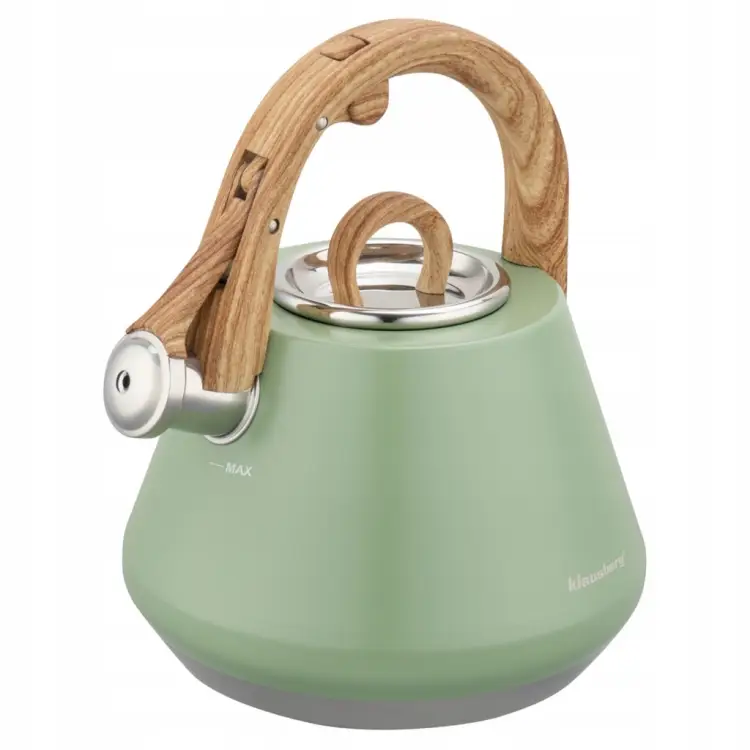 Czajnik z Gwizdkiem KLAUSBERG KB-9062 2,5L Zielony Indukcja Gaz