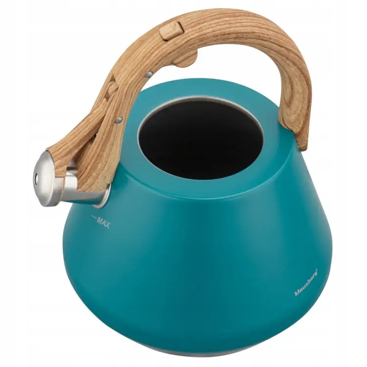 CZAJNIK KLAUSBERG 2,5L z GWIZDKIEM INDUKCJA GAZ TURKUS KB-9063