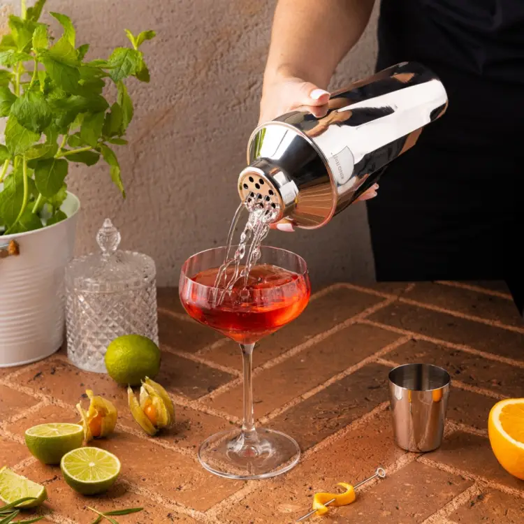SHAKER BARMAŃSKI DO DRINKÓW KOKTAJLI 700ML STALOWY Z SITKIEM KINGHOFF