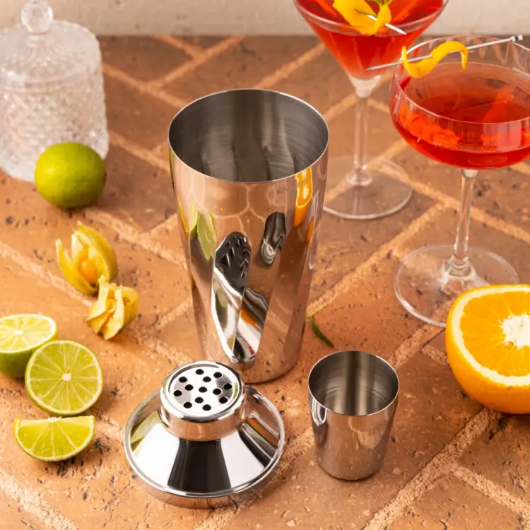 SHAKER BARMAŃSKI DO DRINKÓW KOKTAJLI 700ML STALOWY Z SITKIEM KINGHOFF