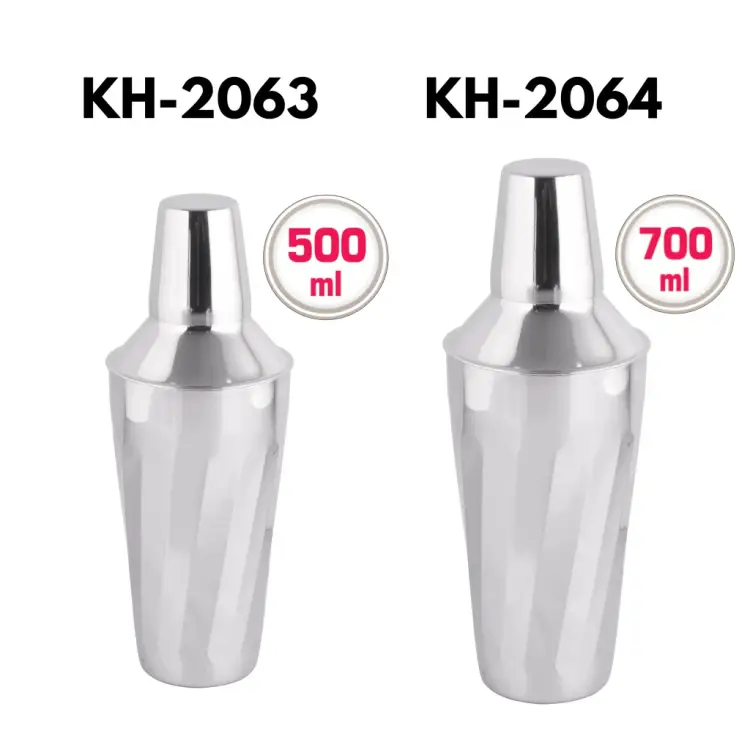 SHAKER BARMAŃSKI DO DRINKÓW KOKTAJLI 700ML STALOWY Z SITKIEM KINGHOFF