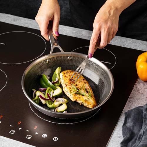 Patelnia VCASA 20cm Ceramiczna Nieprzywierająca TRI-PLY Indukcja PFAS FREE