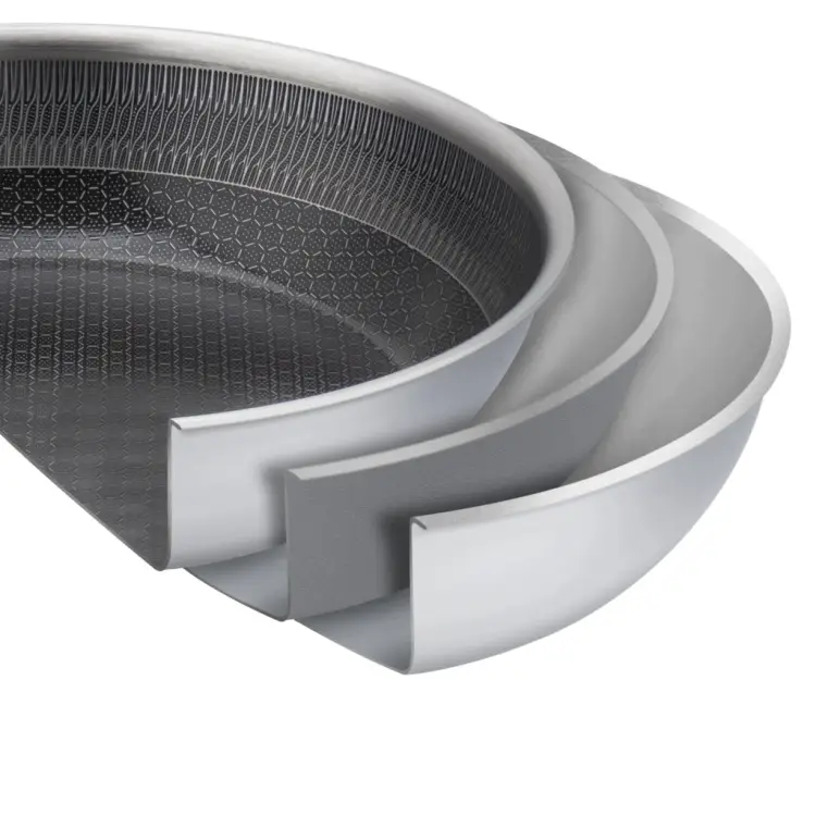 Patelnia VCASA 24cm Ceramiczna Nieprzywierająca TRI-PLY Indukcja PFAS FREE
