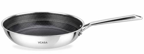 Patelnia VCASA 28 cm Ceramiczna Nieprzywierająca TRI-PLY Indukcja PFAS FREE