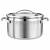 Garnek VCASA VELORA 24cm Stal 304 TRI-PLY Indukcja Pokrywka Odcedzanie 5,8L