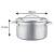 Garnek VCASA VELORA 24cm Stal 304 TRI-PLY Indukcja Pokrywka Odcedzanie 5,8L