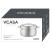 Garnek VCASA VELORA 20cm Stal 304 TRI-PLY Indukcja Pokrywka Odcedzanie 3 L