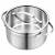 Garnek VCASA VELORA 16cm Stal 304 TRI-PLY Indukcja Pokrywka Odcedzanie 1,5L