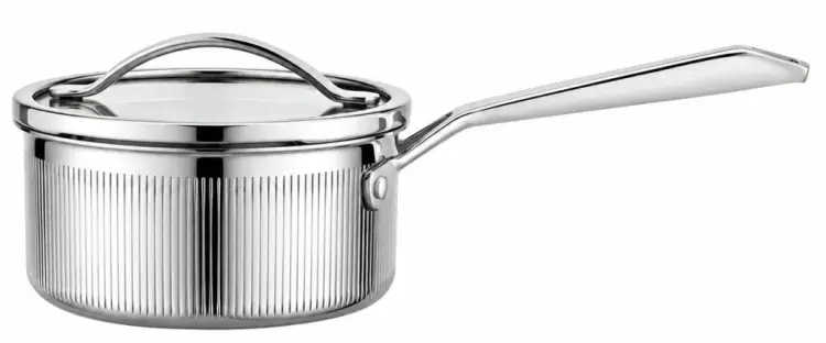 Rondel VCASA VELORA 16cm Stal 304 TRI-PLY Indukcja Pokrywka Odcedzanie 1,5L