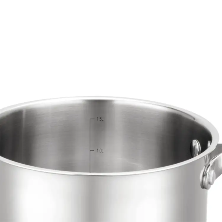 Rondel VCASA AMARA 16 cm 1,8 L Stal Nierdzewna 304 Pokrywka do Odcedzanie