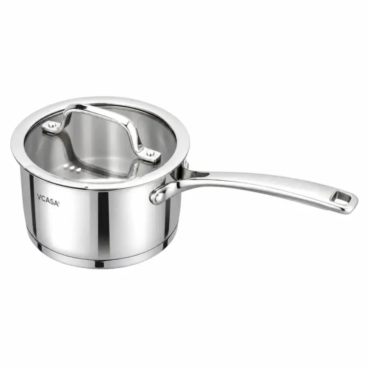 Rondel VCASA AMARA 16 cm 1,8 L Stal Nierdzewna 304 Pokrywka do Odcedzanie