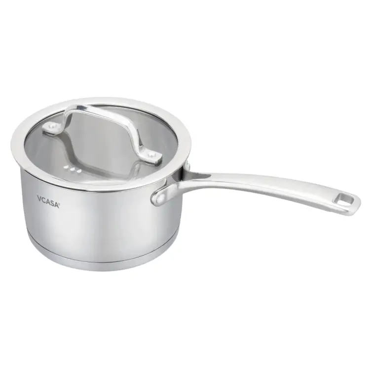 Rondel VCASA AMARA 16 cm 1,8 L Stal Nierdzewna 304 Pokrywka do Odcedzanie