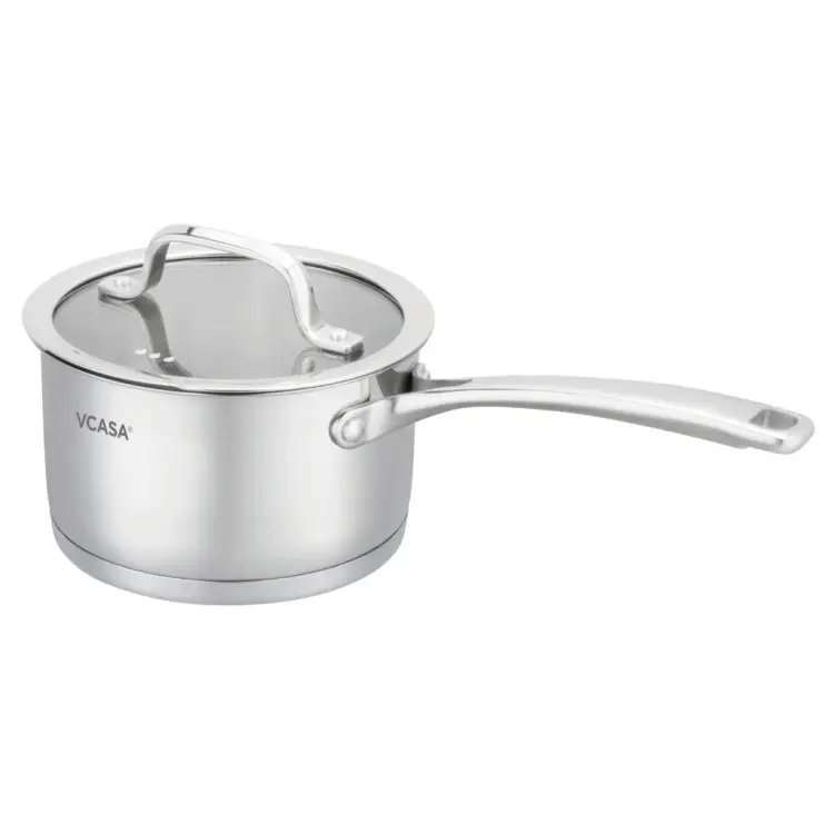 Rondel VCASA AMARA 16 cm 1,8 L Stal Nierdzewna 304 Pokrywka do Odcedzanie